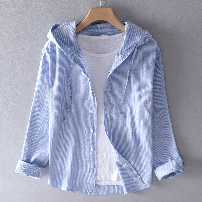 JAYLENE | Lightweight Hooded Blouse with Sporty Flair 0