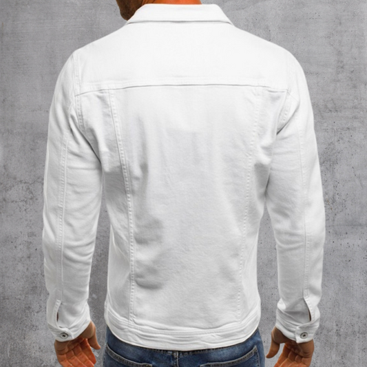 Jasper Men's Denim Jacket | Slim Fit, 100% Cotton, Street Style 1