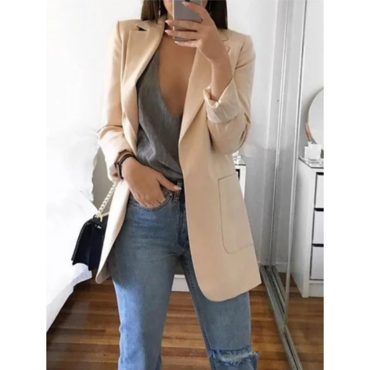 Julianne Women's Blazer | Black, Slim-Fit and Elegant 14