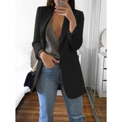 Julianne Women's Blazer | Black, Slim-Fit and Elegant 15