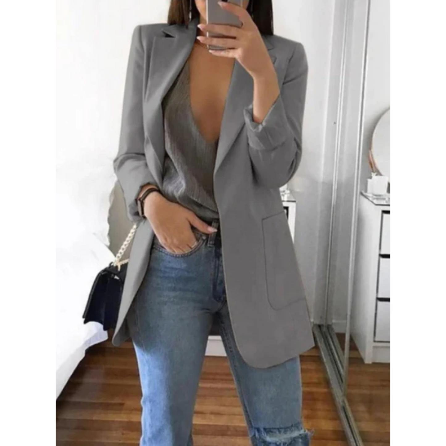 Julianne Women's Blazer | Black, Slim-Fit and Elegant 16