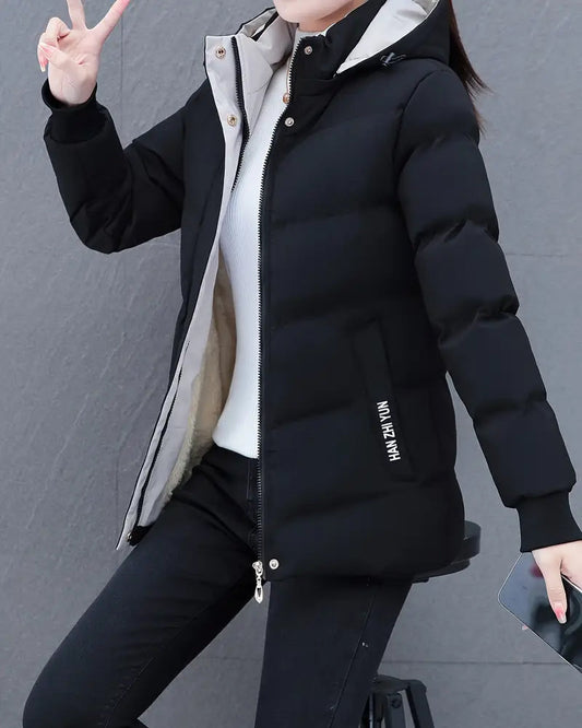 Kara Women's Winter Coat | Warm Hooded, Casual Long Women's Coat 1