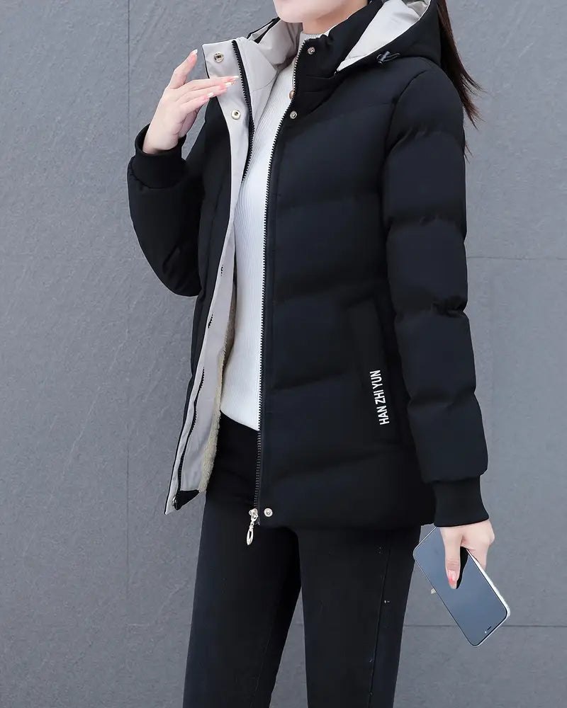 Kara Women's Winter Coat | Warm Hooded, Casual Long Women's Coat 3