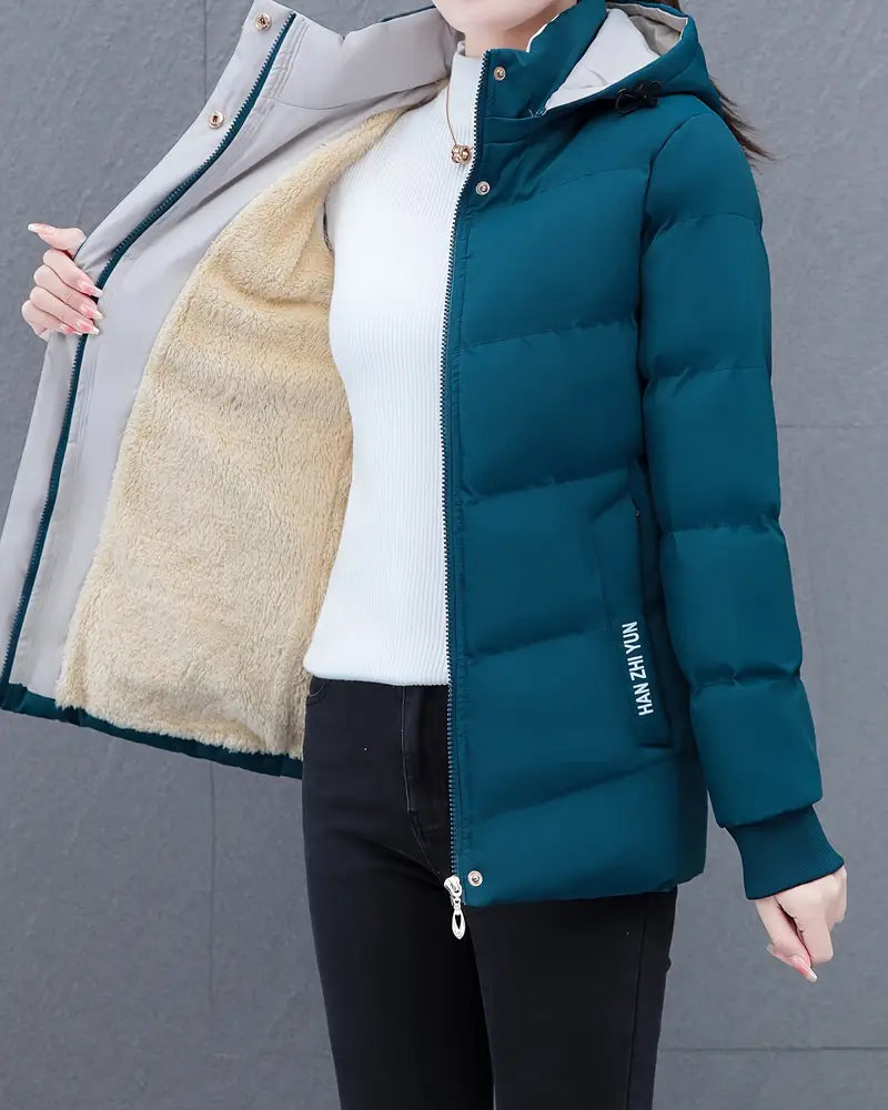 Kara Women's Winter Coat | Warm Hooded, Casual Long Women's Coat 6