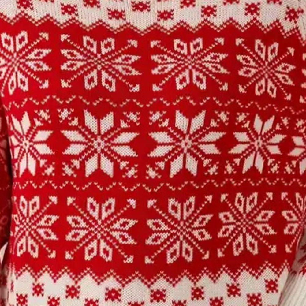 Karla Women's Christmas Sweater | 100% Acrylic, Ugly Christmas Sweater with Snowflake Design 2