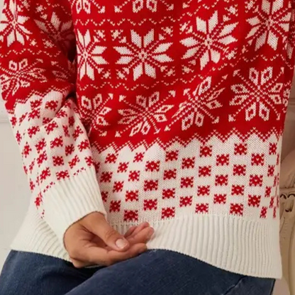 Karla Women's Christmas Sweater | 100% Acrylic, Ugly Christmas Sweater with Snowflake Design 3