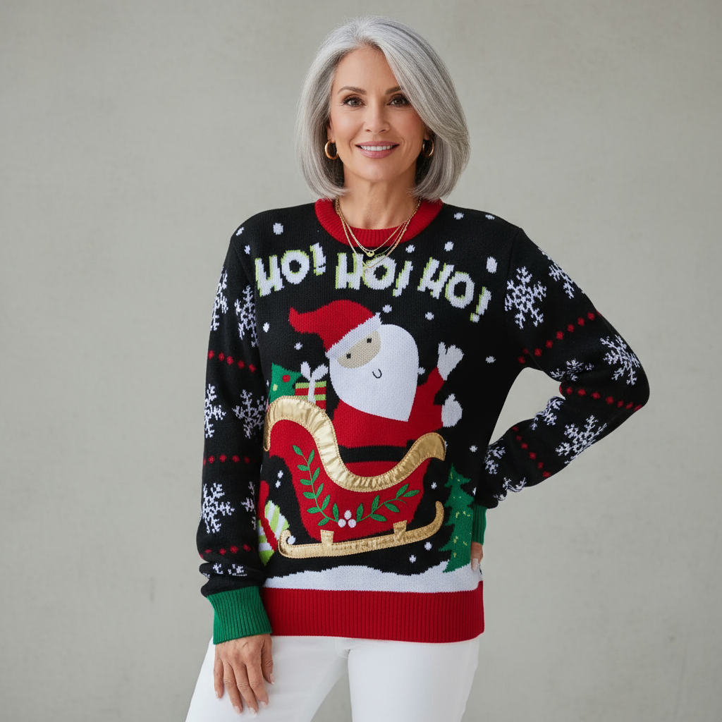 Kerry Women's Christmas Sweater | Soft Knit, Festive Look 3