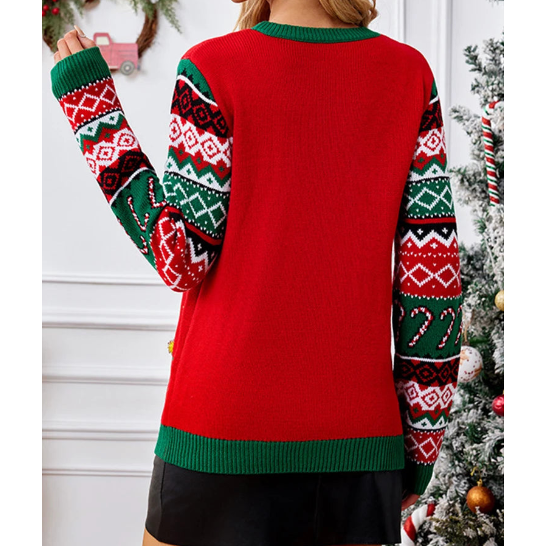 Kira Women's Christmas Sweater | Unique Cat Design, Comfortable Fit 2