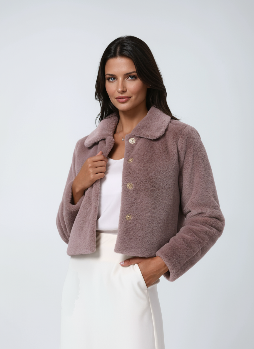 Kira Women's Winter Coat | Boxy Silhouette 3