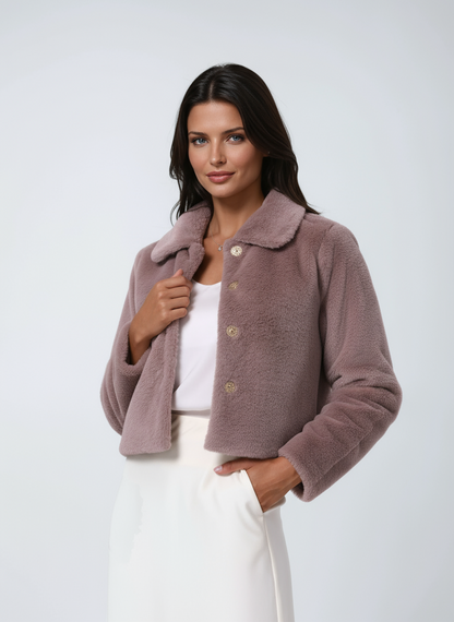 Kira Women's Winter Coat | Boxy Silhouette 3