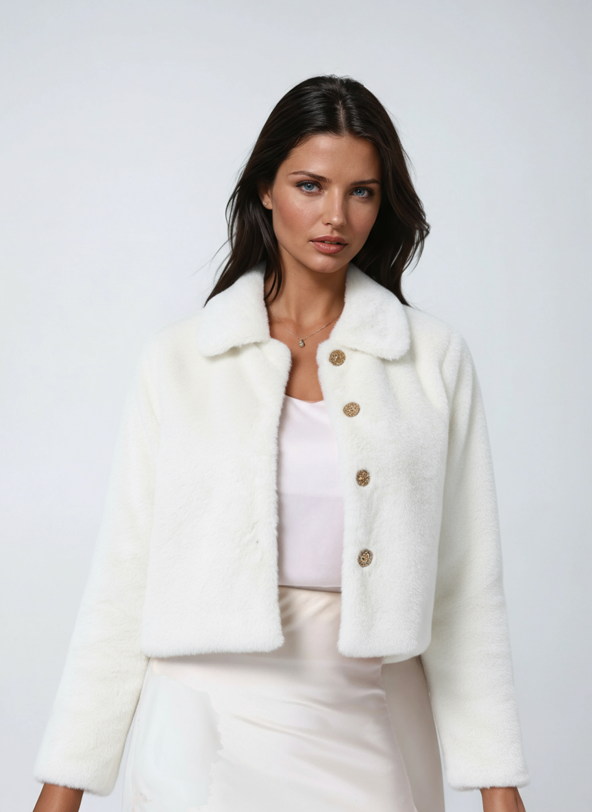 Kira Women's Winter Coat | Boxy Silhouette 6
