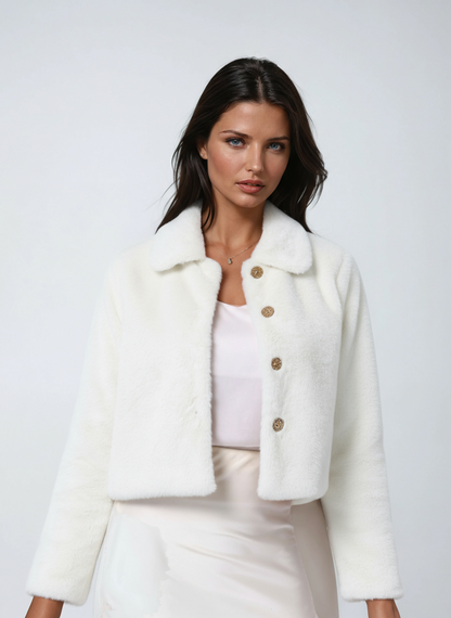 Kira Women's Winter Coat | Boxy Silhouette 6