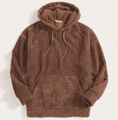 Kora Men’s Hoodie | Oversized Corduroy, Casual Comfort 2