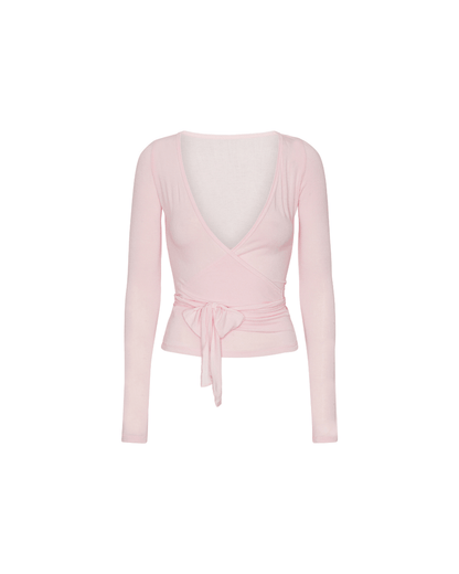 LIVARA | Elegant Wrap Blouse with Adjustable Ribbons 3
