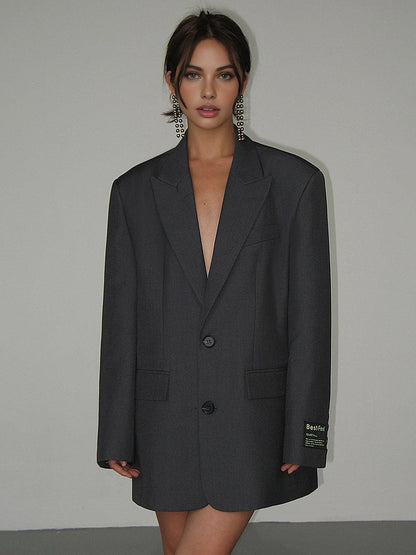 LORÈNE | Oversized Classic Blazer 6