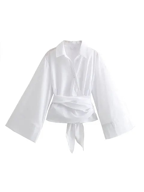 LORÈNE | Vintage Blouse with Bow Detail on the Back 3