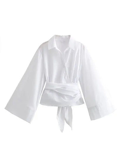 LORÈNE | Vintage Blouse with Bow Detail on the Back 3