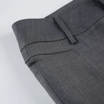 LORENTE | High-Cut Elegant Flared Trousers 7