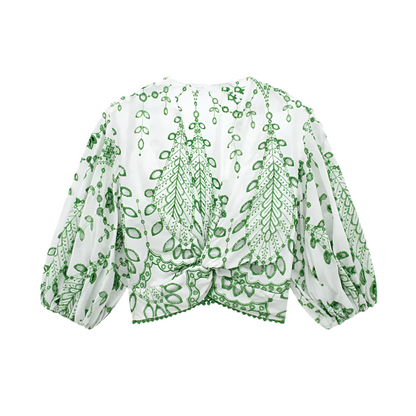 LUMI | Airy co-ord set with embroidered details 2