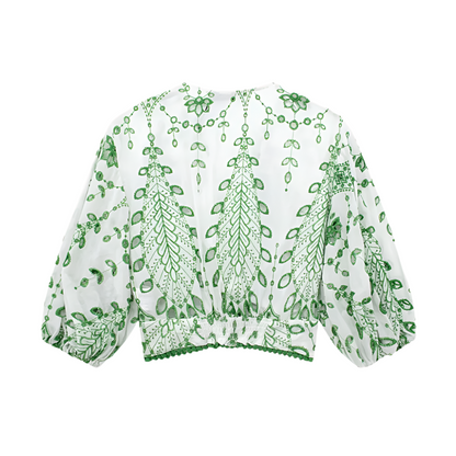 LUMI | Airy co-ord set with embroidered details 3