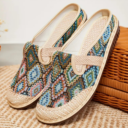 LUNAYA | Comfortable Slip-On Slippers made of PU Leather 0
