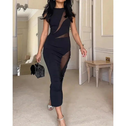 LYSSA | Midi dress with hollow-out details 0