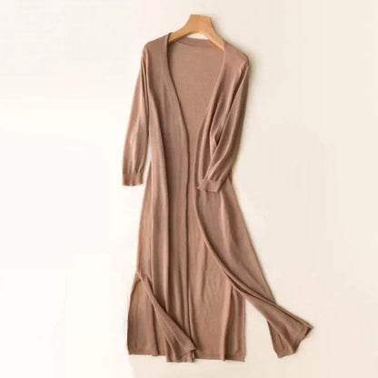 Lightweight Long Women's Cardigan for Stylish and Breathable Comfort – Perfect for Every Season 7