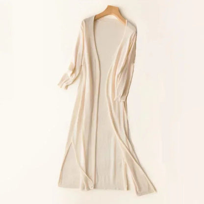 Lightweight Long Women's Cardigan for Stylish and Breathable Comfort – Perfect for Every Season 9