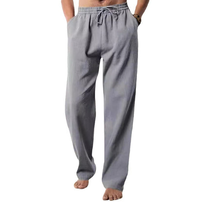 Lino Men's Trousers | Lightweight Linen, Adjustable Waistband, Casual Fit 5