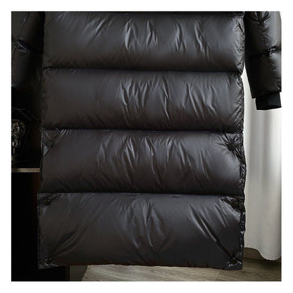Long Padded Women's Winter Coat with Adjustable Hood and Functional Pockets for Maximum Warmth 1