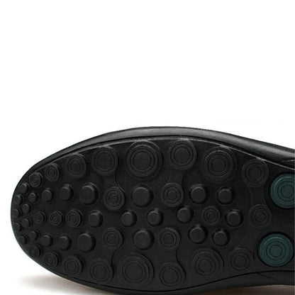 Loren Men's Loafers | Lightweight Black Leather, Casual Comfort 6