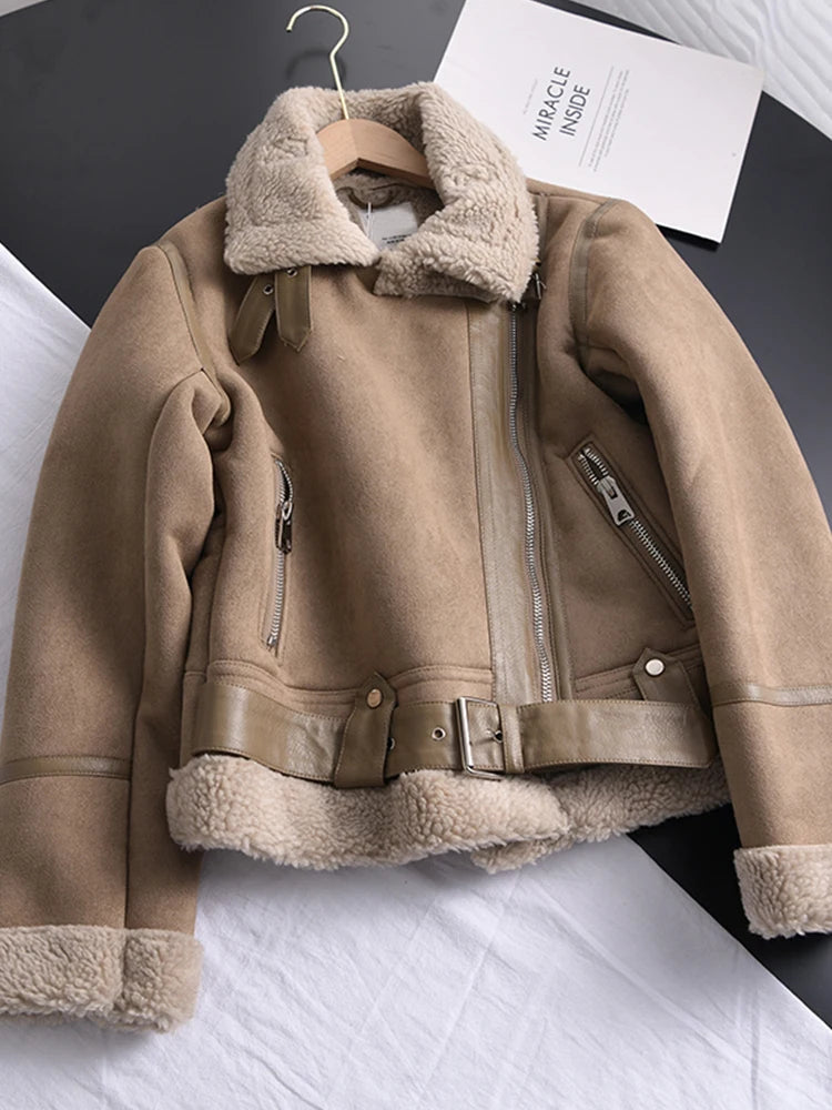 Luna Women's Winter Coat | Suede, Warm and Trendy 1