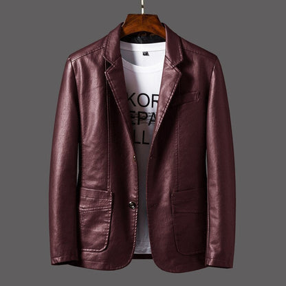 Luxe Men's Leather Jacket | Timeless Design, Durable Material 6