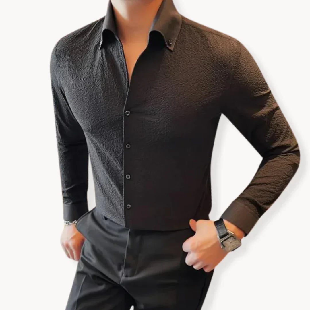 Luxe Women's Blouse | Structured Fabric, Slim Fit 0