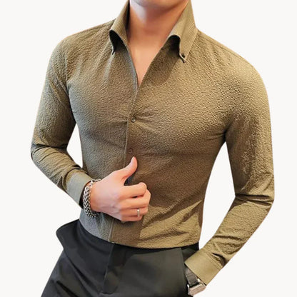 Luxe Women's Blouse | Structured Fabric, Slim Fit 6
