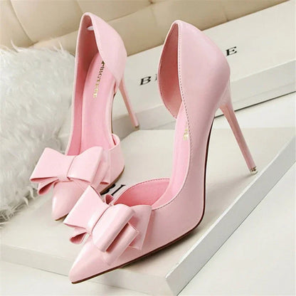 MAELLE | Chic pumps with bow detail and pointed toe 0