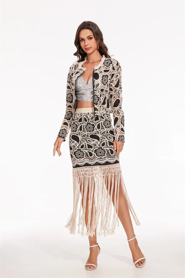 MAIRÉL | Modern elegant dress with hollow-out embroidery 3