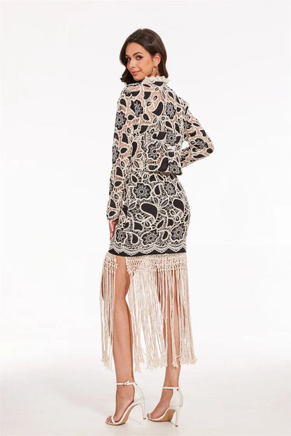 MAIRÉL | Modern elegant dress with hollow-out embroidery 4