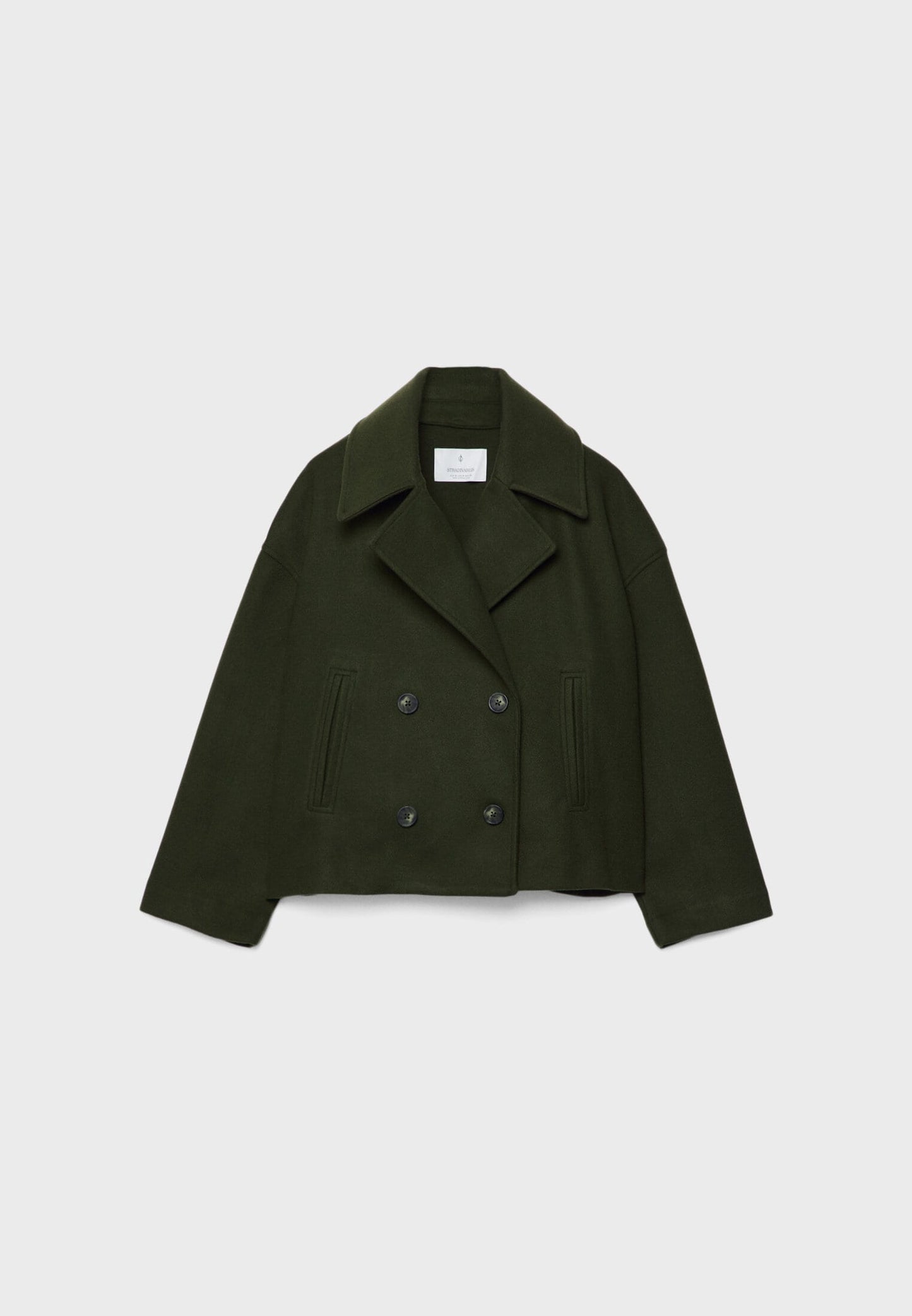 MILENA | Cropped Blazer Jacket with Double Button Fastening 7