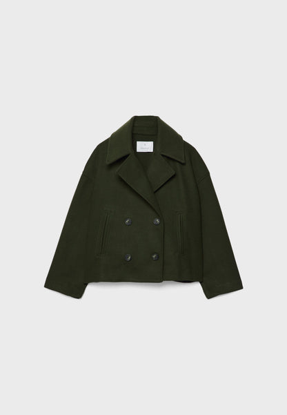 MILENA | Cropped Blazer Jacket with Double Button Fastening 7