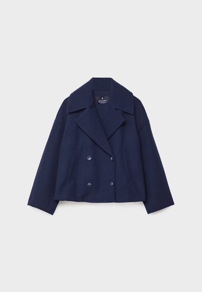 MILENA | Cropped Blazer Jacket with Double Button Fastening 9