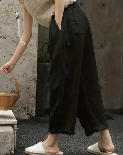 MIRENA | Lightweight Fabric Trousers for Everyday Comfort 4