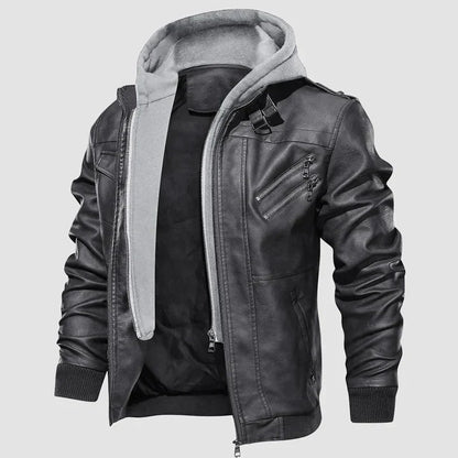 Maverick Men's Jacket | Premium Leather Blend, Urban Style 10