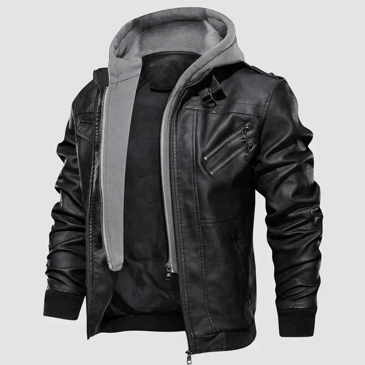 Maverick Men's Jacket | Premium Leather Blend, Urban Style 9