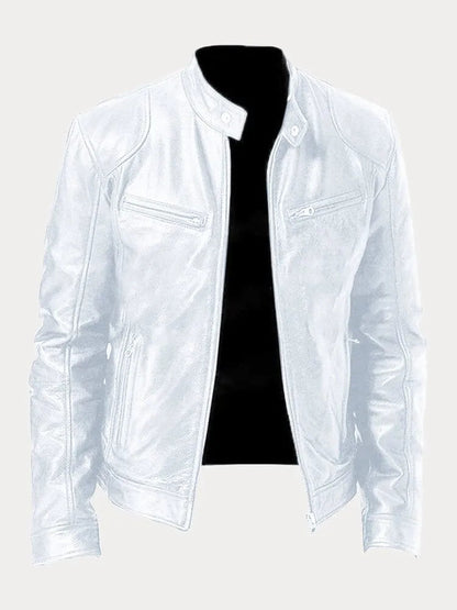 Max Men's Casual Jacket | PU Leather, Adjustable Cuffs 10