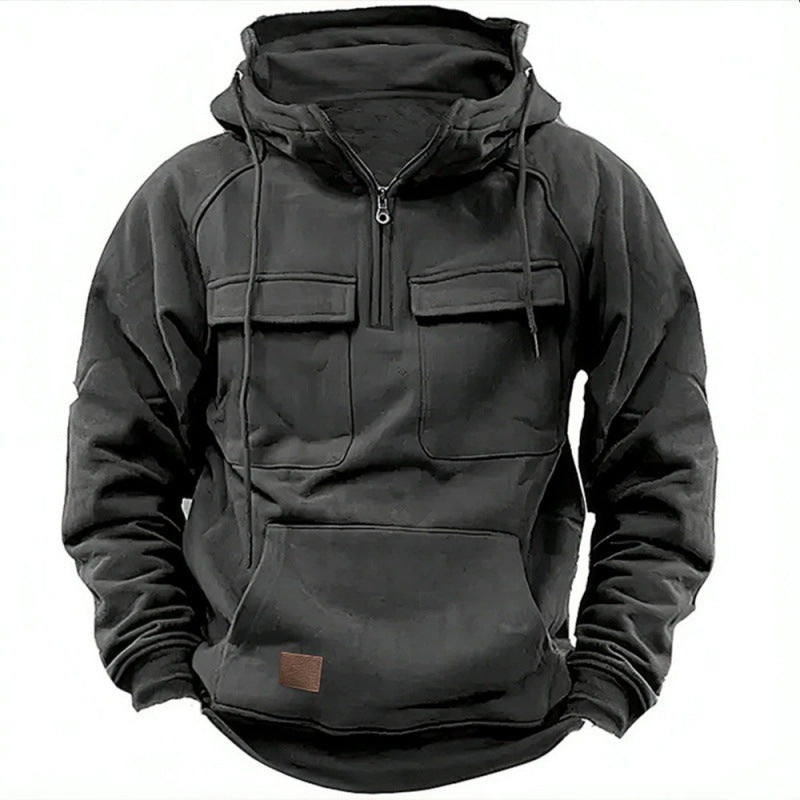 Max Men's Functional Hoodie | Soft Fabric, Practical Pockets 0