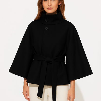 Maya Women's Cape Jacket | Elegant Design 0