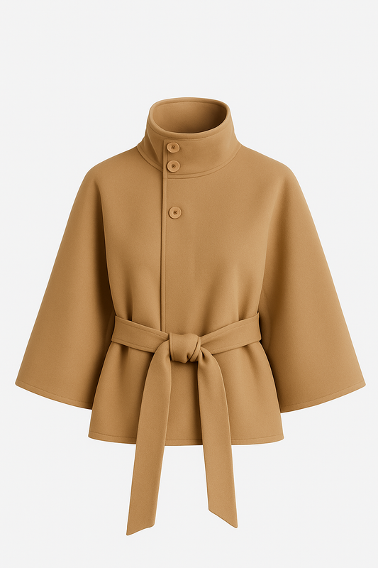 Maya Women's Cape Jacket | Elegant Design 1