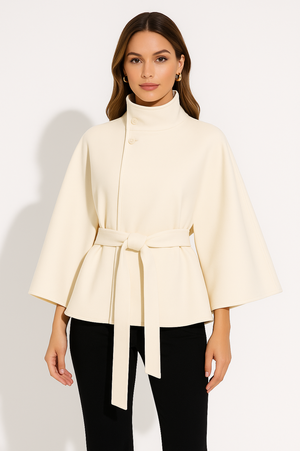 Maya Women's Cape Jacket | Elegant Design 5