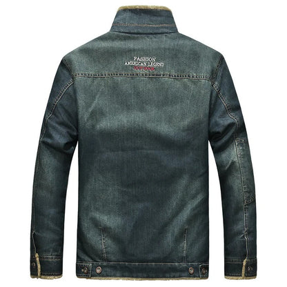 Men's Denim Jacket | Premium Wool Blend, Stylish & Warm 1